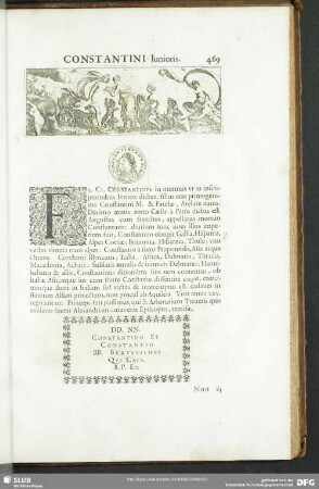 Numismatica Constantini Iunioris