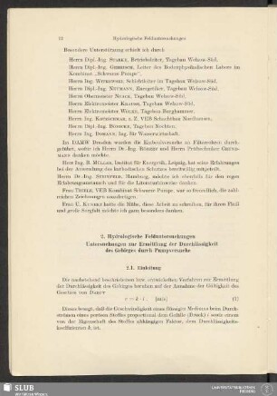 2. Hydrologische Felduntersuchungen