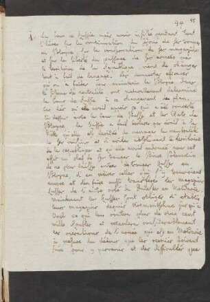 44. Bericht, 25. Juli 1789