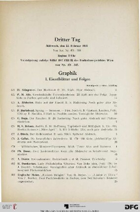 Graphik (Nr. 471-547)