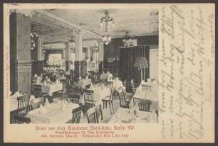 Ansichtskarte Münchener Eberl-Bräu, Friedrichstraße