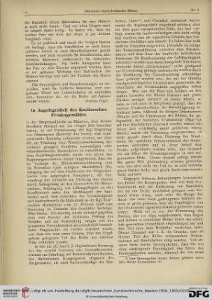 5: In Angelegenheit des Knollerschen Freskogemäldes