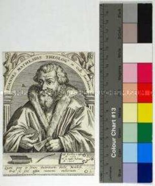 Porträt des lutherischen Theologen Johannes Mathesius
