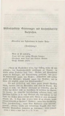161-220 Wissenschaftliche Erörterungen und kirchenhistorische Nachrichten