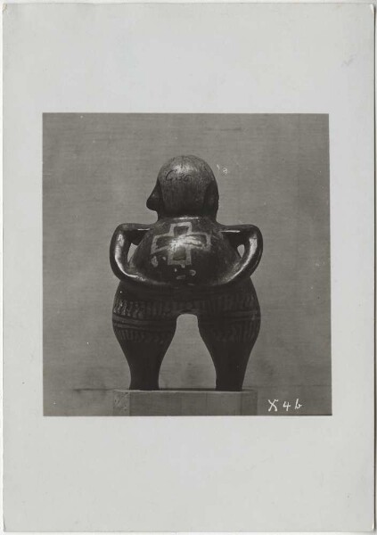 Figurine en argile debout (verso). Collection Guillermo de Heredia.