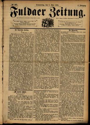 Ausgabe vom Donnerstag, den 08. Mai 1890.