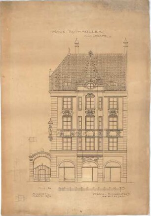 Pfann, Paul; München, Müllerstr. 9; Haus Rothmüller - Ansicht