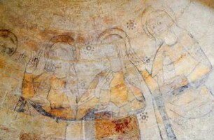 Frankreich. Poitou Charentes. Charente. Chaniers. Eglise de Saint Pierre. 12 Jahrhundert, Romanik. Innen