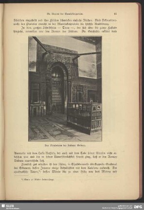 Das Mausoleum des Sultans Beibars