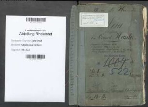 Heusler, Conrad geb. 22.12.1826; Geheimer Bergrat; ausgeschieden 1897; Prüfungs- u. Personalakten Band 1