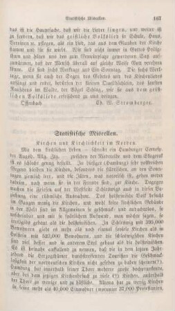 167-171 Statistische Miscellen