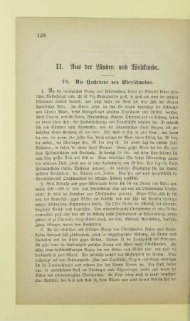 II. Aus der Länder- und Weltkunde