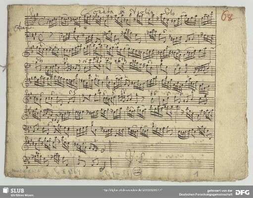 Meneghetti, Gaetano, Sonatas, Vl Bc, E-Dur