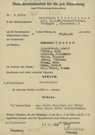 Finkenbeiner, Mechthild