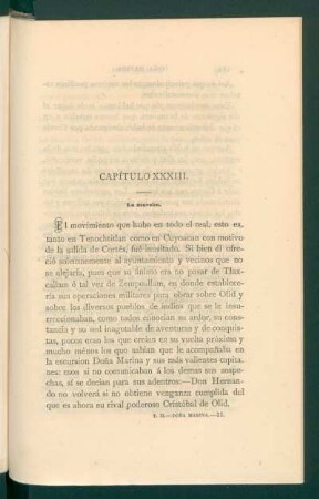 Capítulo XXXIII. - La marcha.
