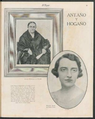 Antaño y Hogaño