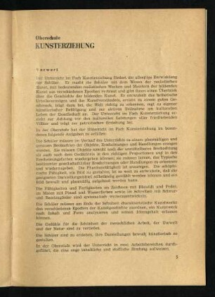 Oberschule Kunsterziehung: Vorwort