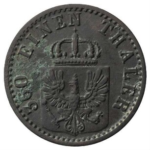 Fundmünze, Pfennig, 1868