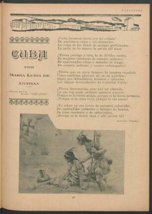 Cuba : Especial para la Revista "Cervantes"