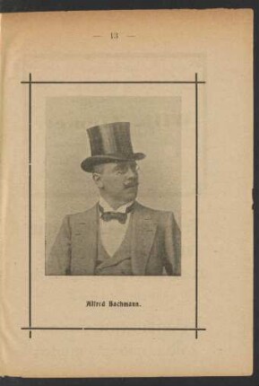 Alfred Bachmann.