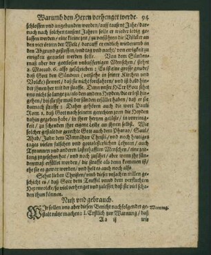 Nutz und Gebrauch.