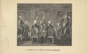 15. Zieten ist an der Tafel des Königs eingeschlafen