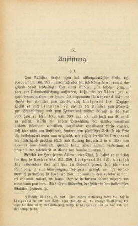 IX. Anstiftung