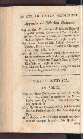 Varia Medica