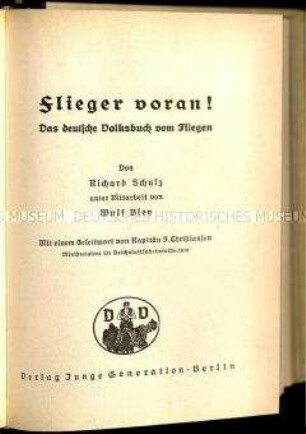 Das deutsche Volksbuch vom Fliegen