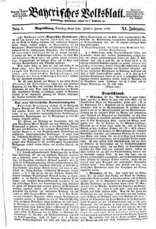 Bayerisches Volksblatt. 1859 = Jg. 11