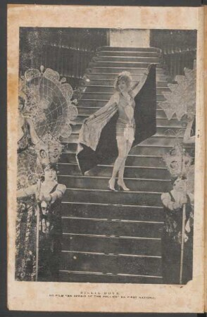 [Ilustração de] Billie Dove : No film "An affair of the follies" da First National