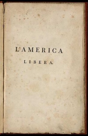 L' America Libera : Odi