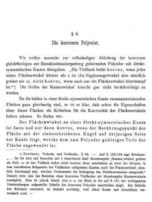§ 4. Die konvexen Polyeder