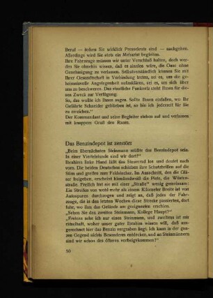 Das Benzindepot ist zerstört