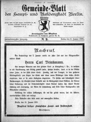 1901,2: No. 2, 13. Januar 1901