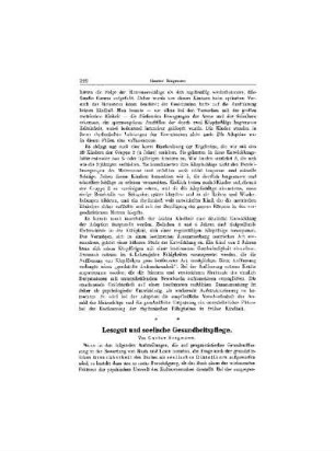 Lesegut und seelische Gesundheitspflege