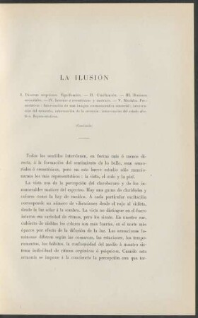 La ilusión - (Conclusión)