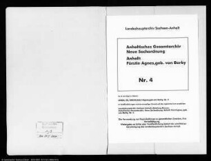 Agnes an ihre Muhme