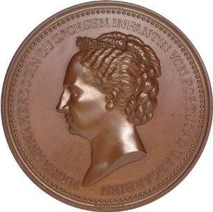 Maria Anna - Tod der Gemalin von Prinz Georg 1884