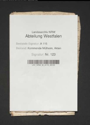 Beitragsleistungen und Steuern des Ordenshauses Waldenburg.