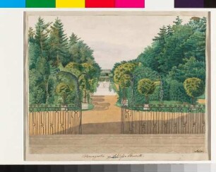 Blumengarten zu Schloß Benrath