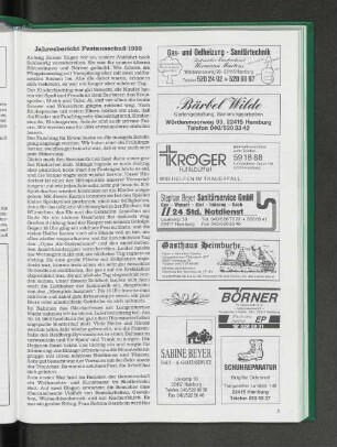 Jahresbericht Festausschuß 1993