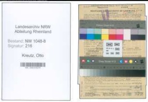 Entnazifizierung Otto Kreutz , geb. 13.04.1908 (Ingenieur)
