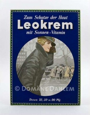 Reklameschild "Leokrem"