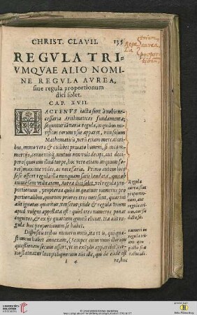 Regula triumquae alio nomine regula aurea