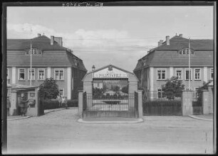 Meißen. Polizeischule Haupteingang