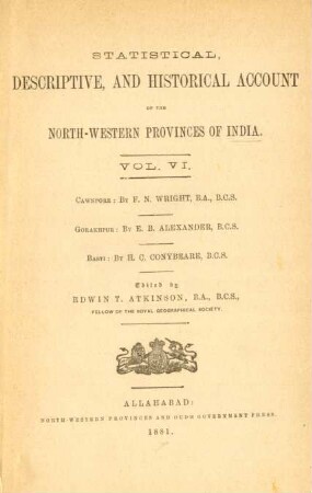 Vol. 6: Statistical, descriptive and historical account of the northwestern provinces of India