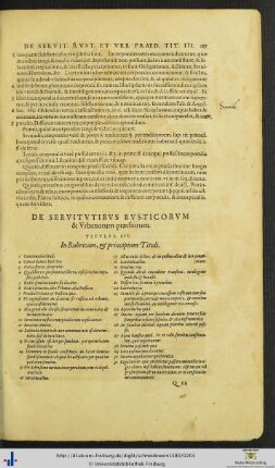 Titulus III. De Servitutibus Rusticorum & Vrbanorum praediorum.