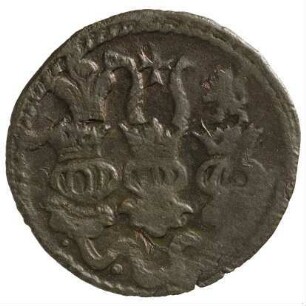 Münze, Oertgen, 1637 - 1649 n. Chr.