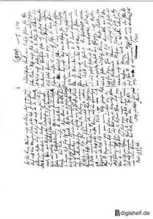 270: Brief von Karl Wilhelm Ramler an Johann Wilhelm Ludwig Gleim